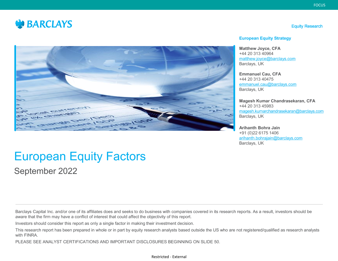 European Equity Factors September 2022European Equity Factors September 2022_1.png